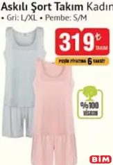 ASKILI ŞORT TAKIM KADIN ASKILI ŞORT TAKIM KADIN